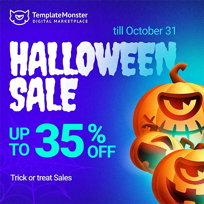 Festive Mood on Halloween With Discounts From TemplateMonster | Premium Website Templates & Themes | Travolgi Themes