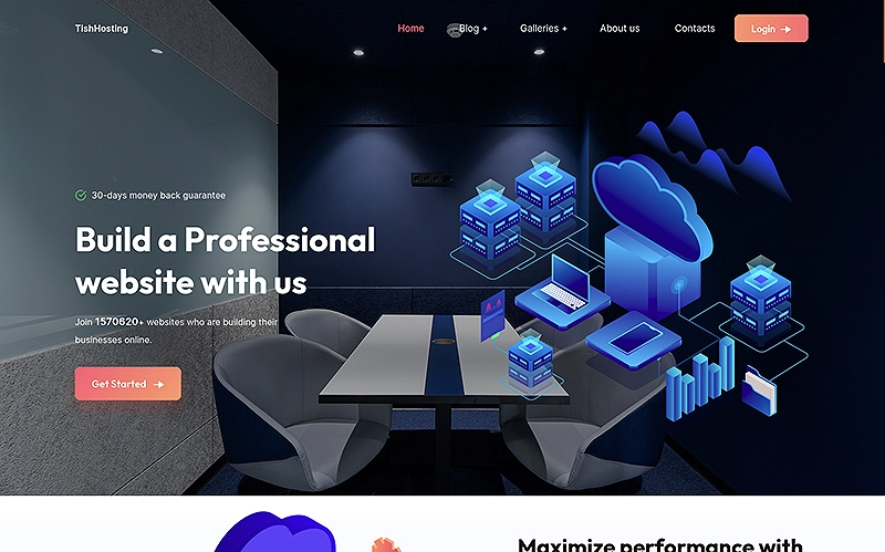 TishHosting - Hosting WordPress Theme | Premium Website Templates & Themes | Travolgi Themes