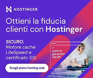 Hostinger Web Hosting • Ads Travolgi